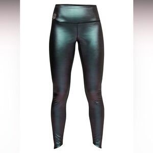 Under Armour x Lindsey Vonn *Small Leggings Sicario Iridescent Fleece Lined Ski